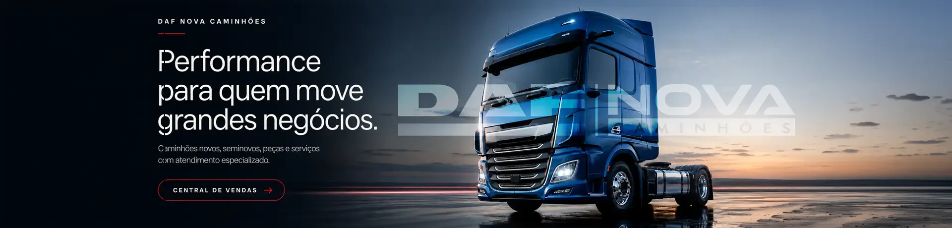 Banner DAF Nova Caminhões